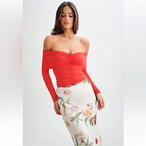 Meshki brand new off the shoulder top